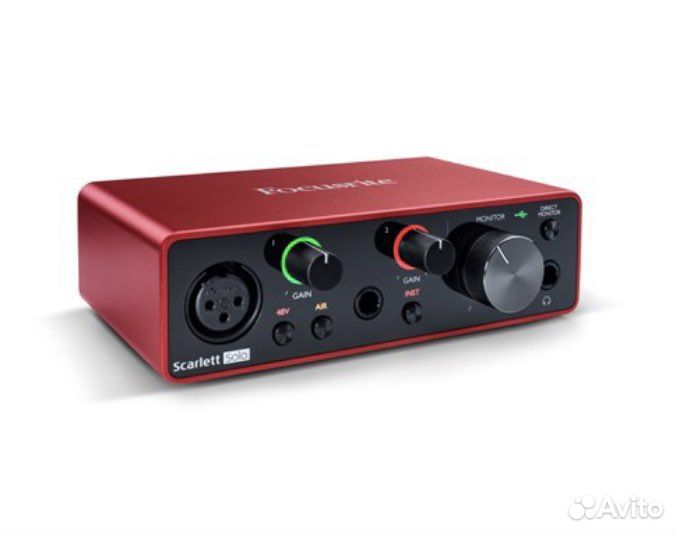В наличии, Focusrite Scarlett Solo 3rd Gen