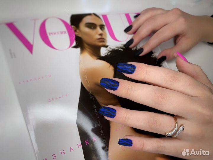 Маникюр гель-лак / наращивание гель и брови хна/кр