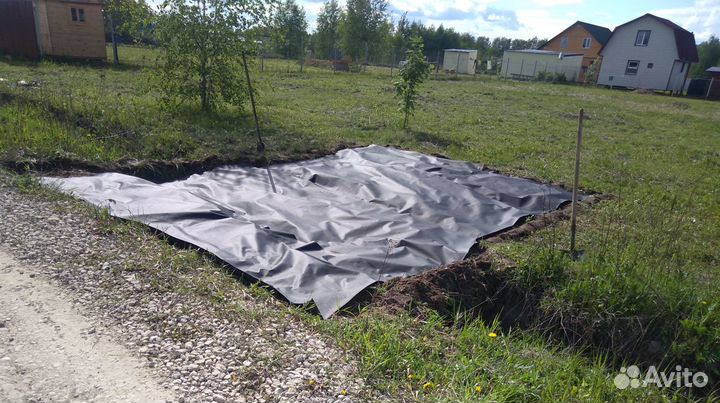 Заезд на участок. Въезд. Въездная группа