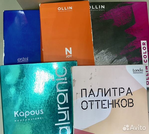 Палитры красок для волос