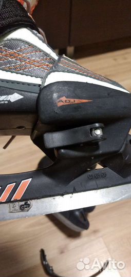 Коньки детские р. 34-36 раздвижные