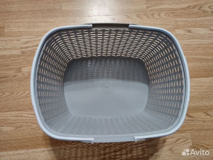 Корзина с ручками 14л,пластиковая новая