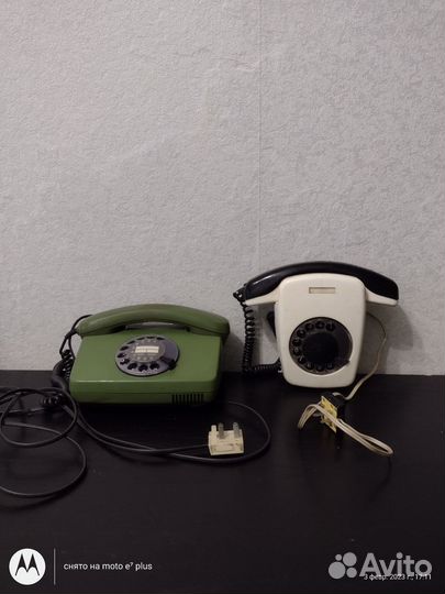 Стационарный телефон дисковый б/у