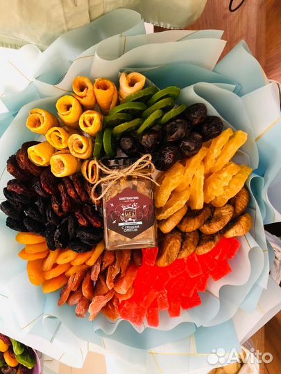 Изготовление букетов из сухофруктов