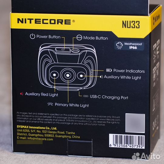 Новый налобный фонарь Nitecore NU33