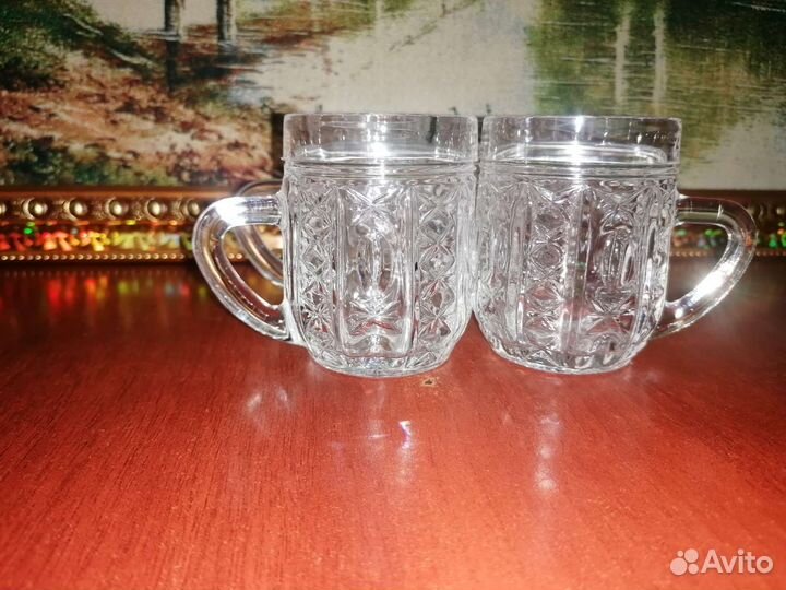Хрустальные рюмки, кружки СССР
