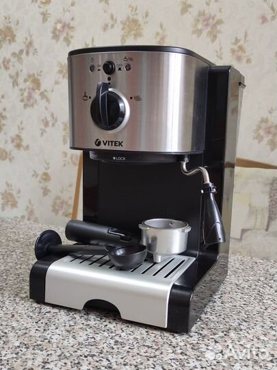 Кофеварка vitek рожковая VT-1513 BK