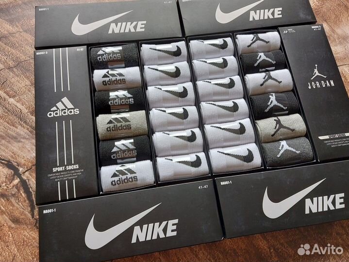 Носки Nike Adidas Jordan качество