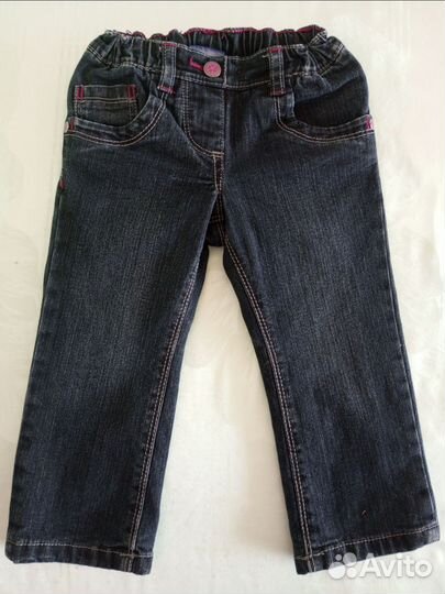 Джинсы на девочку рост 86 lupilu
