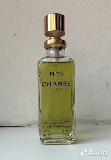 Chanel но 19 eau de toilette 50 мл винтаж
