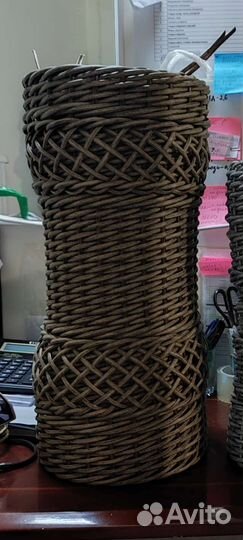 Кашпо из ротанга