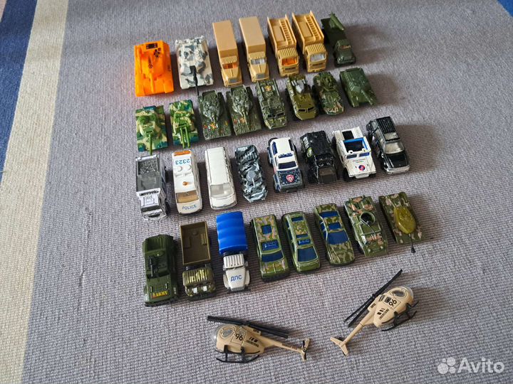 Машинки разных масштабов