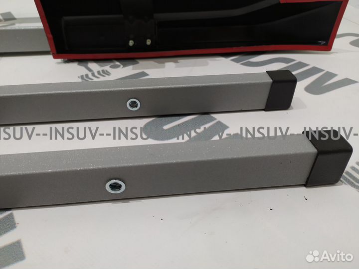 Рейлинги Нива 2121 с поперечинами (серый) пт