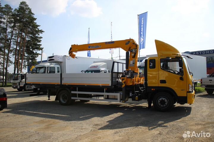 Бортовой грузовик Foton S120 с КМУ XCMG, 2023