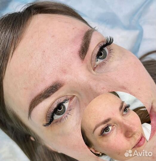 Перманентный макияж губ бровей век