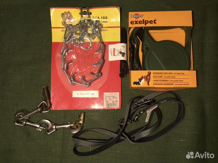 Поводки и ошейники для собак