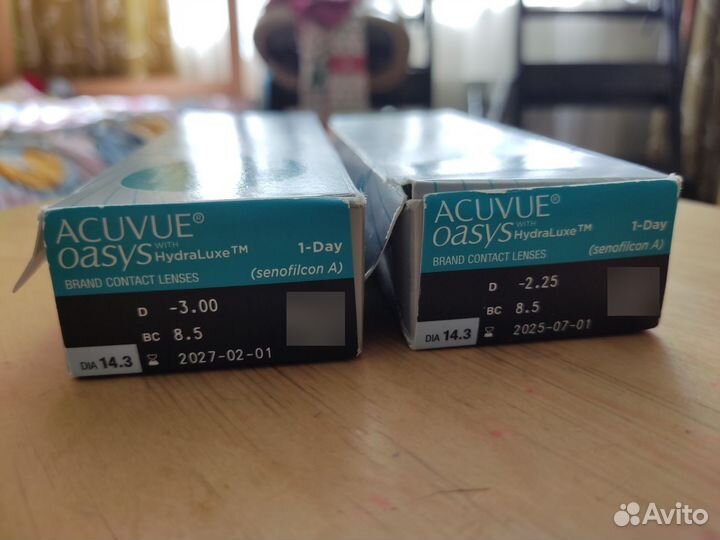 Однодневные линзы acuvue oasys with HydraLuxe