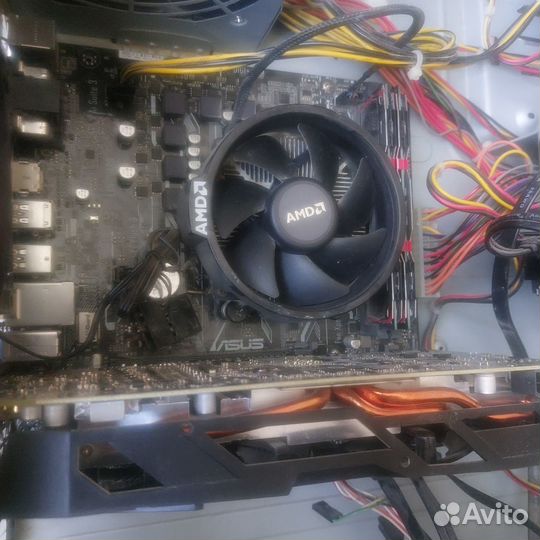 Игровой пк RX 580 8GB,16GB RAM,Ryzen 5 1600