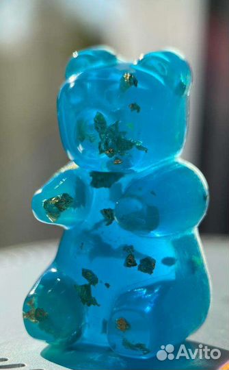 Мишка из эпоксидной смолы