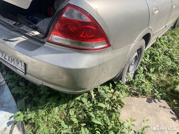 Задний бампер nissan almera classic