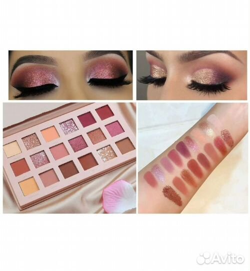 Huda Beauty Палетка теней The New Nude мультиколор