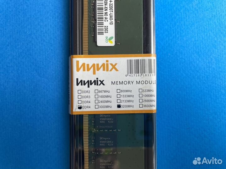 DDR4 16GB 3200 Mhz hynix dimm Новая с Гарантией