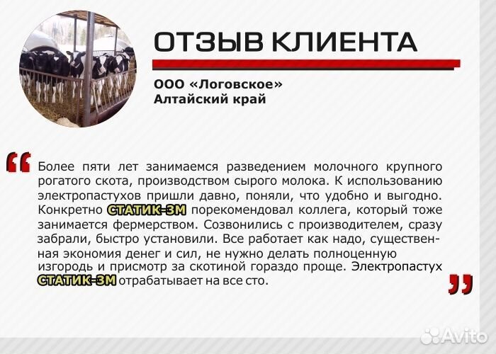 Электропастух для коров