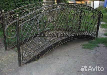 Кованый мостик длиной 3м