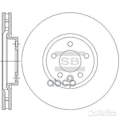 SD5704 диск тормозной передний VW Transporter