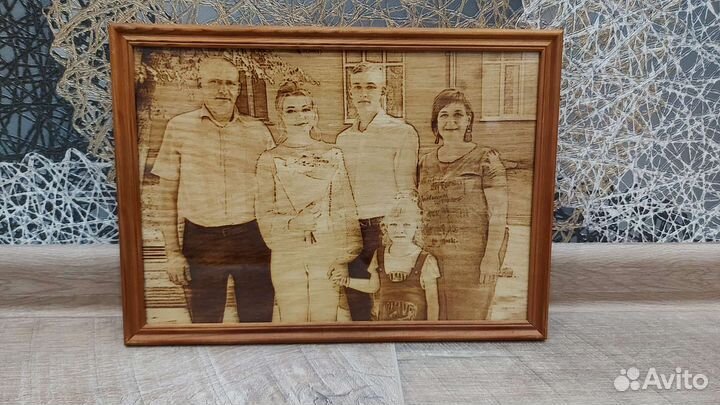 Выжигание по дереву картин и портретов