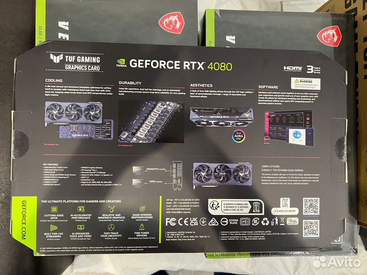Видеокарта asus tuf gaming oc 4080