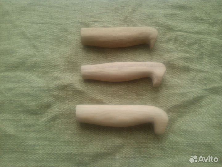 Рукояти для ножей из дуба, березы, ясеня