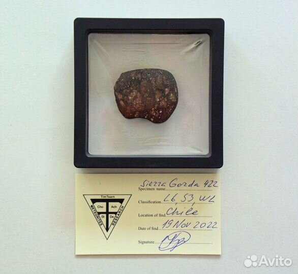 Метеорит Sierra Gorda 422 (L6,S3,W1) Чили