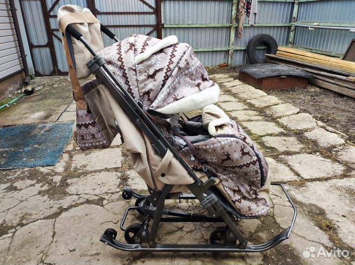 Детские санки коляска Galaxy