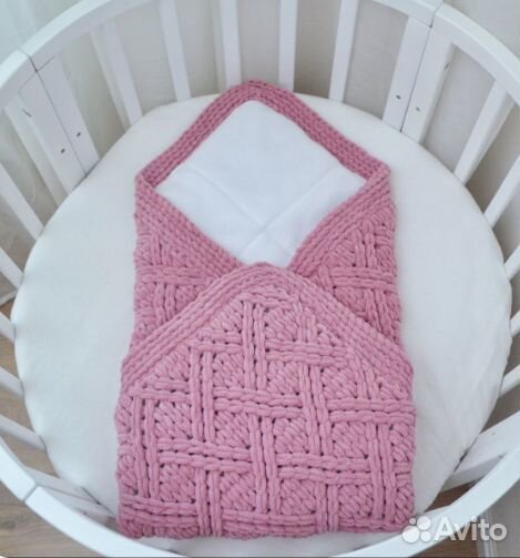 Плюшевый плед ручной работы