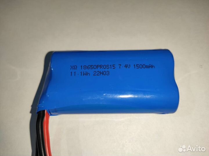 Новый Li-Po 2S аккумулятор 1500mAh T-Plug 18650