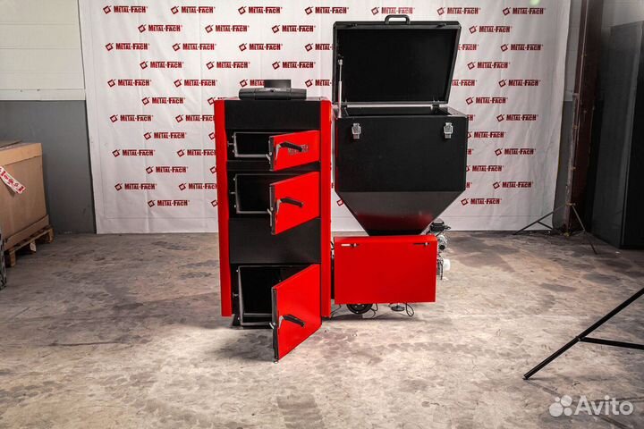 Угольный автоматический котел 30 кВт