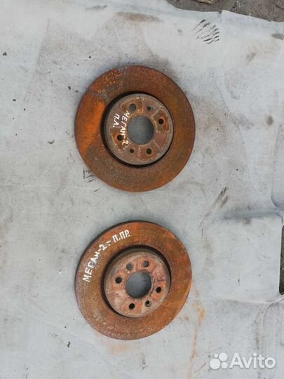 Диск тормозной передний Рено Меган 2