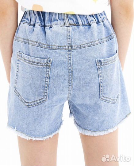 Шорты для девочки джинсовые 104,110,116,120