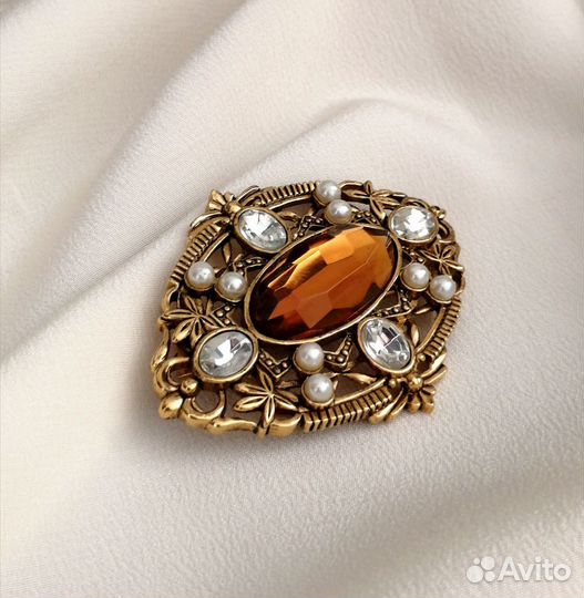 Брошь США винтажная