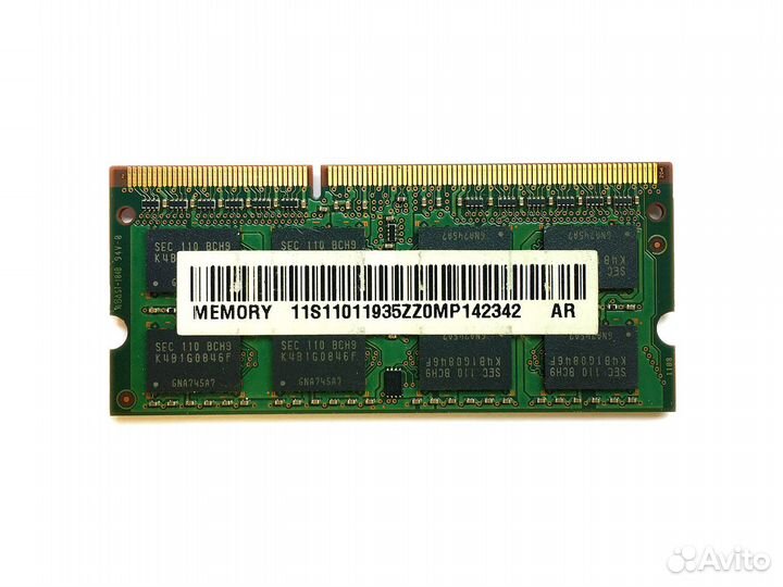 Память DDR3-1333 sodimm Samsung 2 Гб