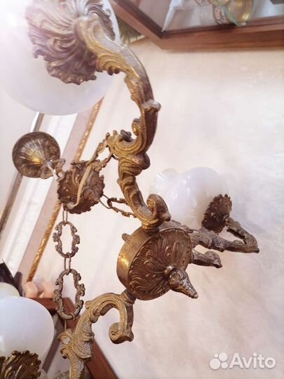 Люстра бронза 3-х рожковая