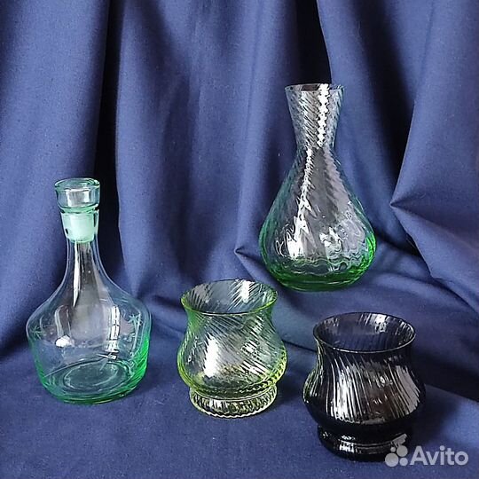 Бутылка Ваза Подсвечник Графин Цветное стекло