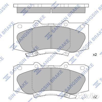 Колодки тормозные передние Sangsin brake/HI-Q, SP1