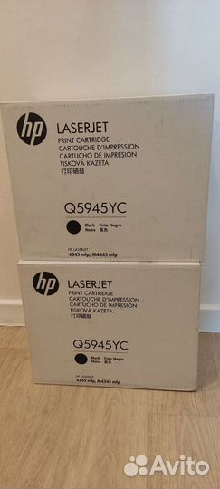 Оригинальный картридж HP Q5945YC 2016 год