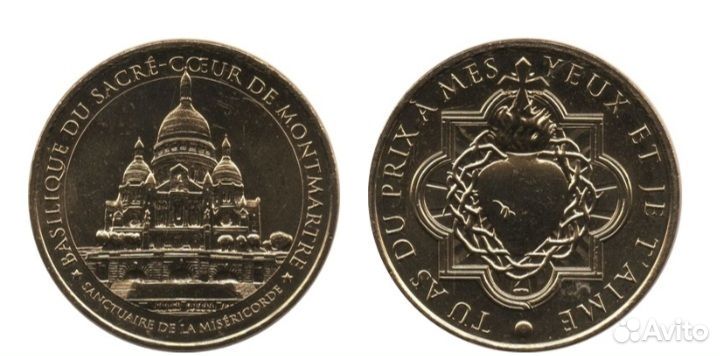 Сувенирные монеты Франция