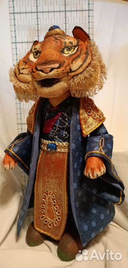 Интерьерная кукла Шанхайский Тигр ручной работы