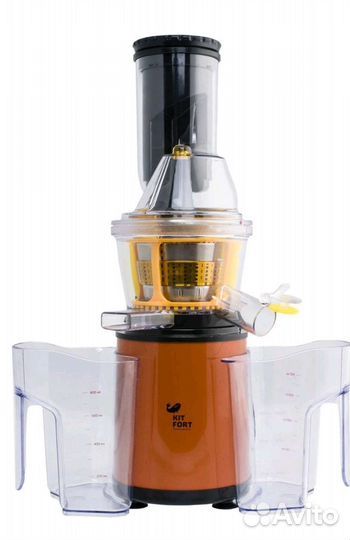 Соковыжималка Kitfort KT-1102-1, Orange шнековая
