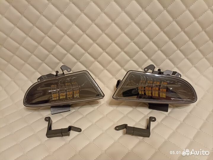 Противотуманные фары hyundai accent 2-х режимные