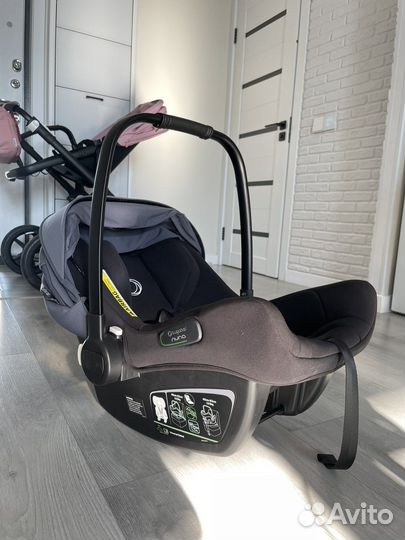 Детское кресло Bugaboo turtle air by Nuna + база
